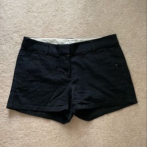 Black j crew shorts